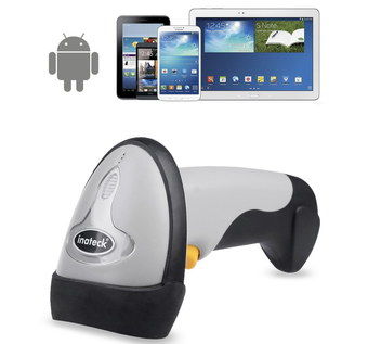 Bluetooth USB Barcode Scanner With Android Logo