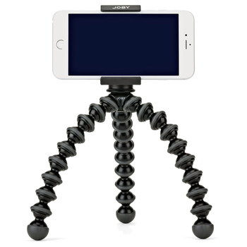 Anti-Glare Gorilla Mobile Phone Tripod Rubber Legs Gorilla Mobile Phone Tripod In Black