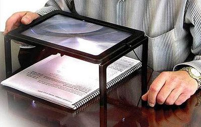 LED Reading Magnifier Light Reading Magnifier Rectangular Light