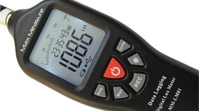 LCD Photography Light Meter In Black