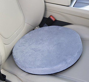 360 Degrees Memory Foam Swivel Car Seat Cushion Anti Slip Swivel Car Seat Cushion In Blue