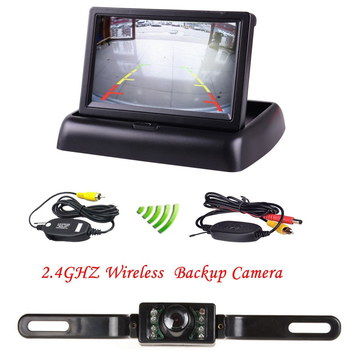 LED Wireless Parking Sensor Kit In Black