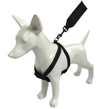 Puppy Seat Belt Harness In Black