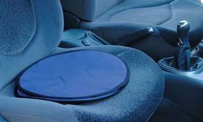 Disabled Car Seat Swivel Cushion In Deep Blue