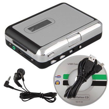 Mp3 Format Cassette Tape To CD Converter Cassette Tape To CD Converter With Black Lead