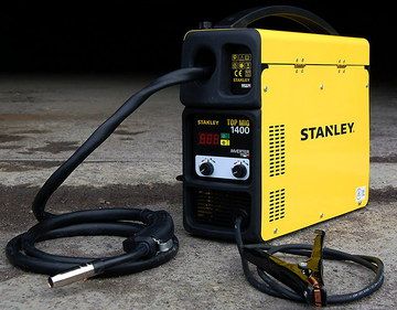 Small MIG MOG Gas Non-Gas Welder MIG MOG Gas Non-Gas Welder In Bright Yellow