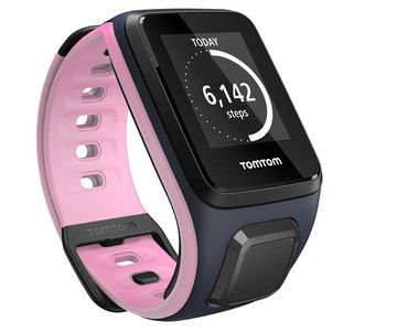 Wireless Heart Rate GPS Watch With Square Face