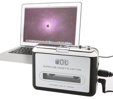 Software Enclosed Cassette CD Converter Machine Battery Cassette CD Converter Machine In Chrome Finish